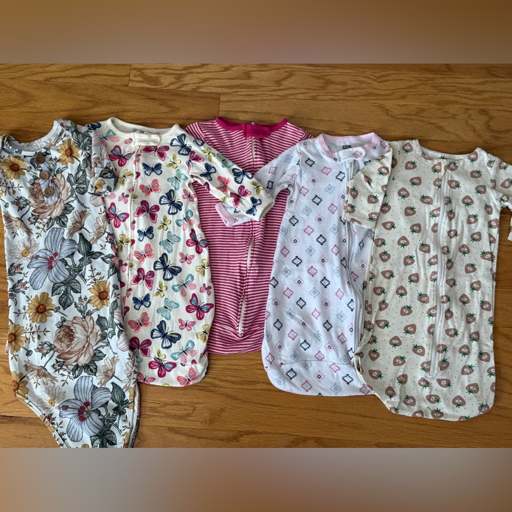 Bundle of Sleep Sacks - Size 0-3 months